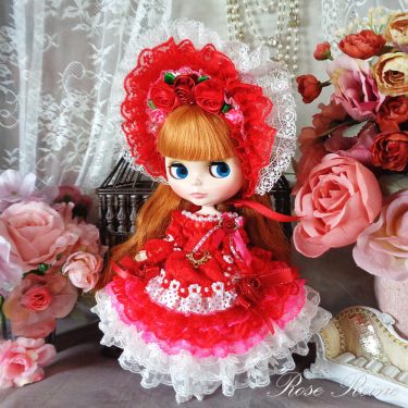 ロリータロマンス 苺の妖精 キュートで愛らしいフリルドールドレス