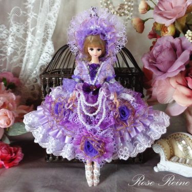 ロリータロマンス アメジストフェアリー パープルグラデーションドールドレス