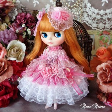 ロリータロマンス 薔薇の花薗の妖精 スモーキーピンクの奇跡 優美で可憐なクラシカルドールドレス