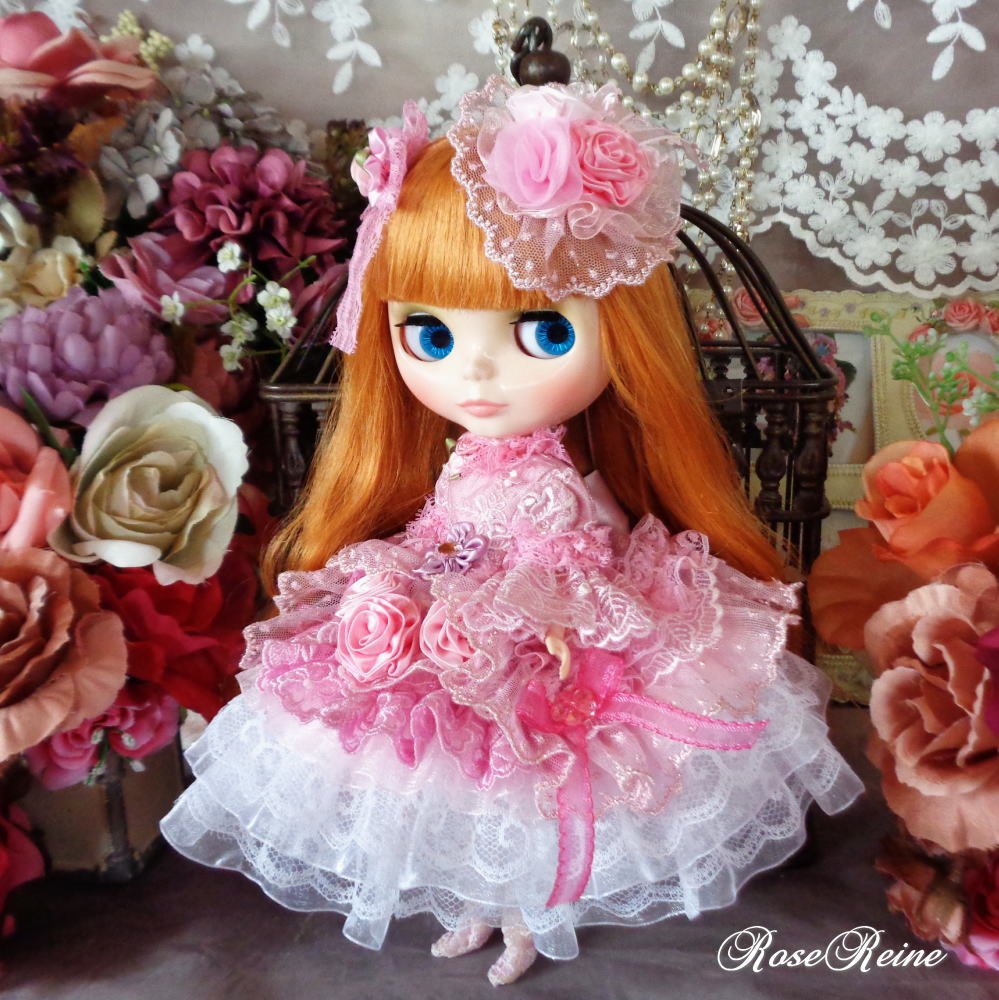 ロリータロマンス 薔薇の花薗の妖精 スモーキーピンクの奇跡 優美で