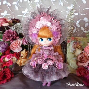 ロリータロマンス ときめきの花園に舞い降りたモーブピンクの妖精 ロマンティックドレス