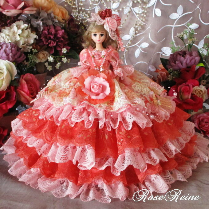 ベルサイユの薔薇 ミルフィーユフリルが優雅なプリティープリンセスドールドレス